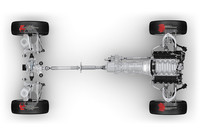 4WDシステムには、ローレンジを備えた悪路走破性重視のものと、トルセン・ディファレンシャルを用いたものの2種類を用意。