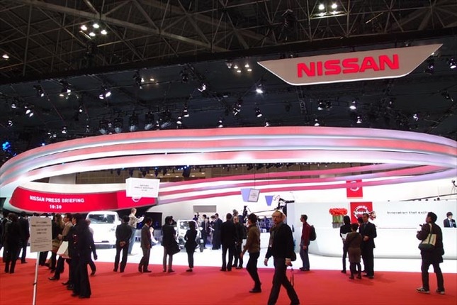 東京モーターショー2013の日産ブース。