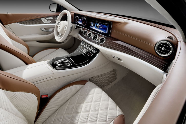 「Eクラス ステーションワゴン」のインテリア。