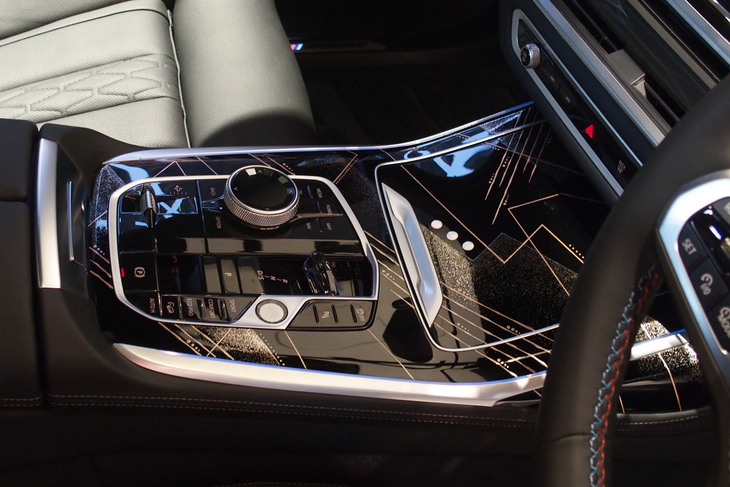 BMW X7ブラックアルファ（センターコンソール）