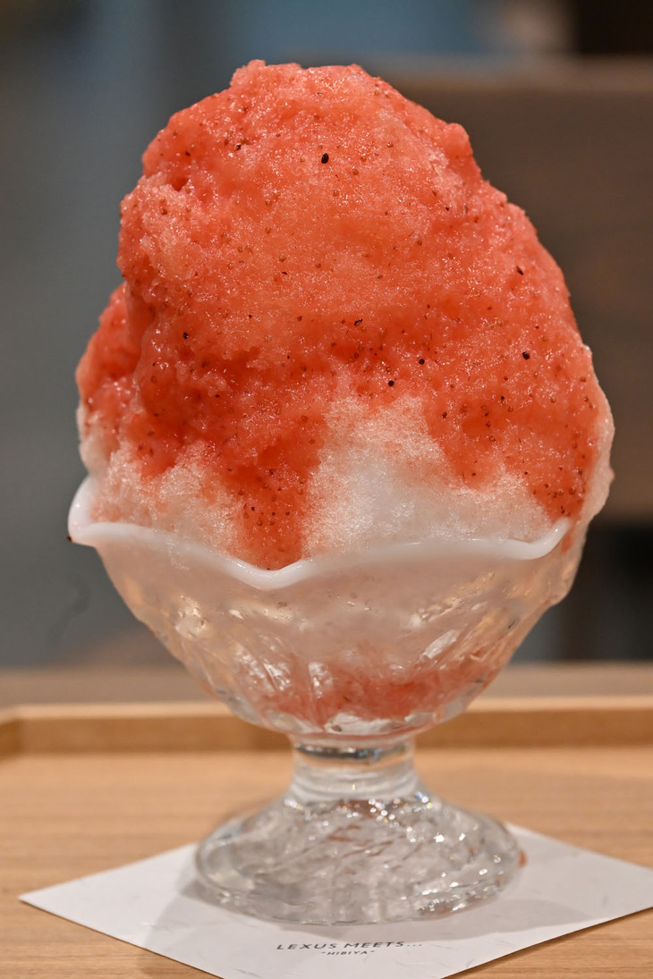 秀月堂のかき氷は東京初進出だ。