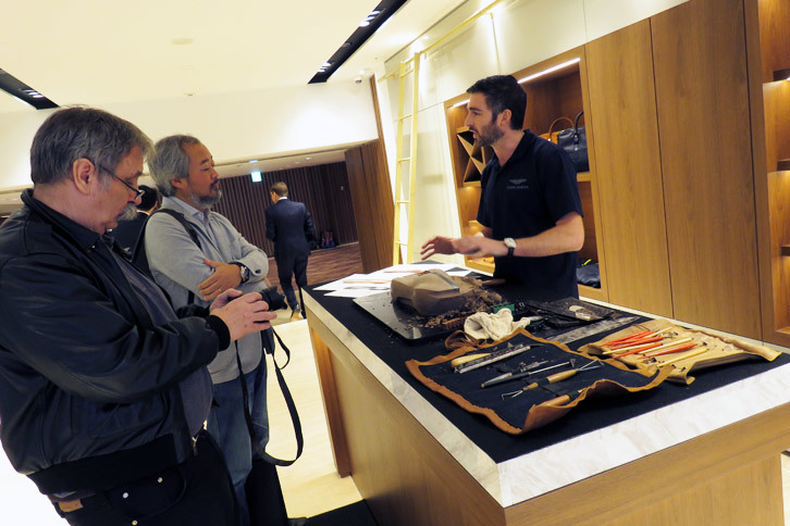 「The House of Aston Martin Aoyama」の様子。