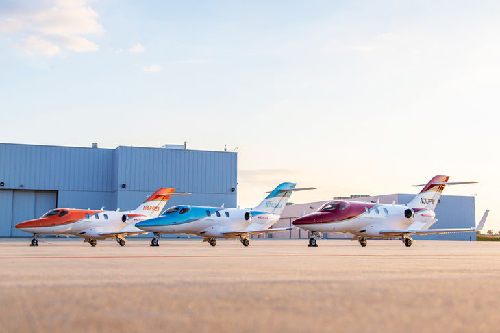 2015年末にデリバリーが開始された「ホンダジェット」。いまや、押しも押されもしない小型ビジネスジェット機の人気モデルだ。