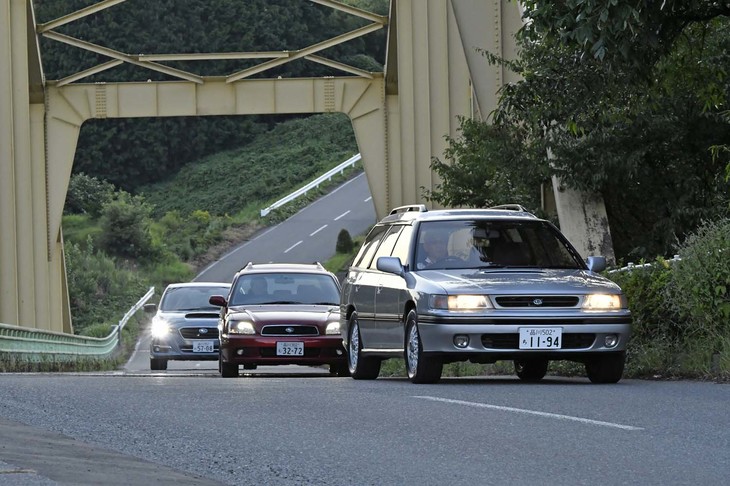 “スバルGTエクスペリエンス”と題されたイベントに参加。歴代「スバル・レガシィ ツーリングワゴン」と最新の「レヴォーグ」で信濃路を走る。