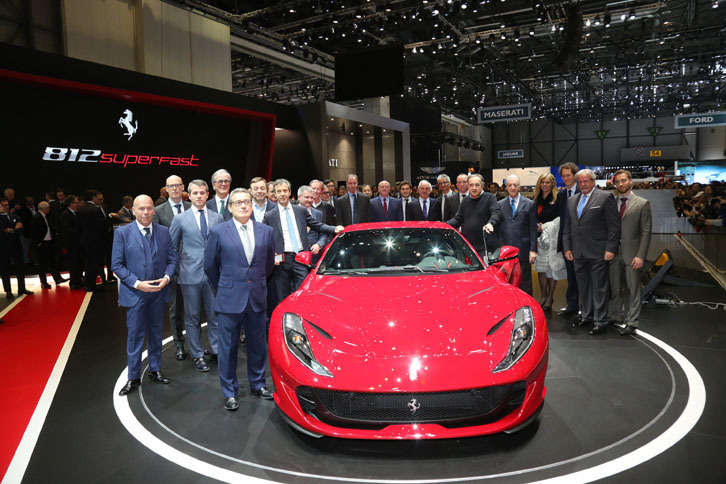 フェラーリブースの様子。（写真＝フェラーリ）