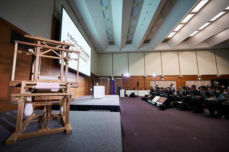 トヨタ産業技術記念館の会場の様子。