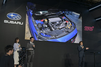 パワーユニットは「WRX S4」のFA24型と呼ばれる2.4リッター水平対向4気筒直噴ターボエンジンをベースに専用チューン。最高出力300PS/5700rpm、最大トルク375N・m/2000-5600rpmを発生する。トランスミッションは「Sシリーズ」としては初となるスバルパフォーマンストランスミッション（CVT）で、こちらにも専用チューンが施される。