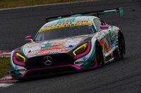 GT300クラスの2位は、グッドスマイル 初音ミク AMG。メルセデス勢が、その強さを見せつけた。