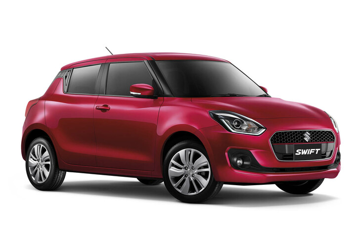 タイのエコカープロジェクト適合車種として、2012年にタイ国内で生産・販売された「スズキ・スイフト」（写真はタイ仕様の2012年モデル）。税制優遇策に伴い普及するかにみえたが、その制度が終わると、次第にセールスも落ち込んでしまった。