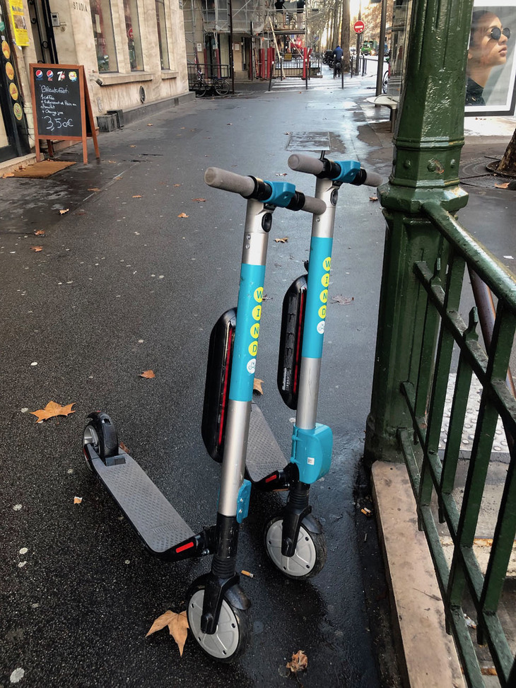 ウインドが供給するキックスクーターもセグウェイ-ナインボット製である。