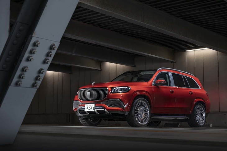 レギュラーモデルとしてはブランド初のSUVとなる「メルセデス・マイバッハGLS」。2021年7月1日に国内導入が発表された。