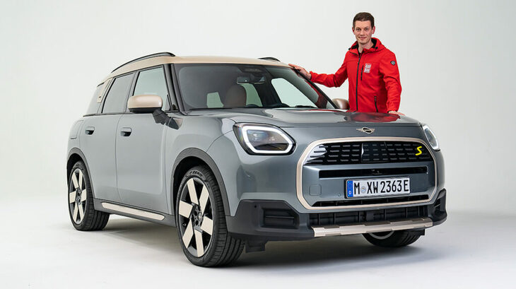 第3世代の「MINIカントリーマン」登場。新しい印象的な外観。MINIの販売台数の3分の1はカントリーマンが占める。