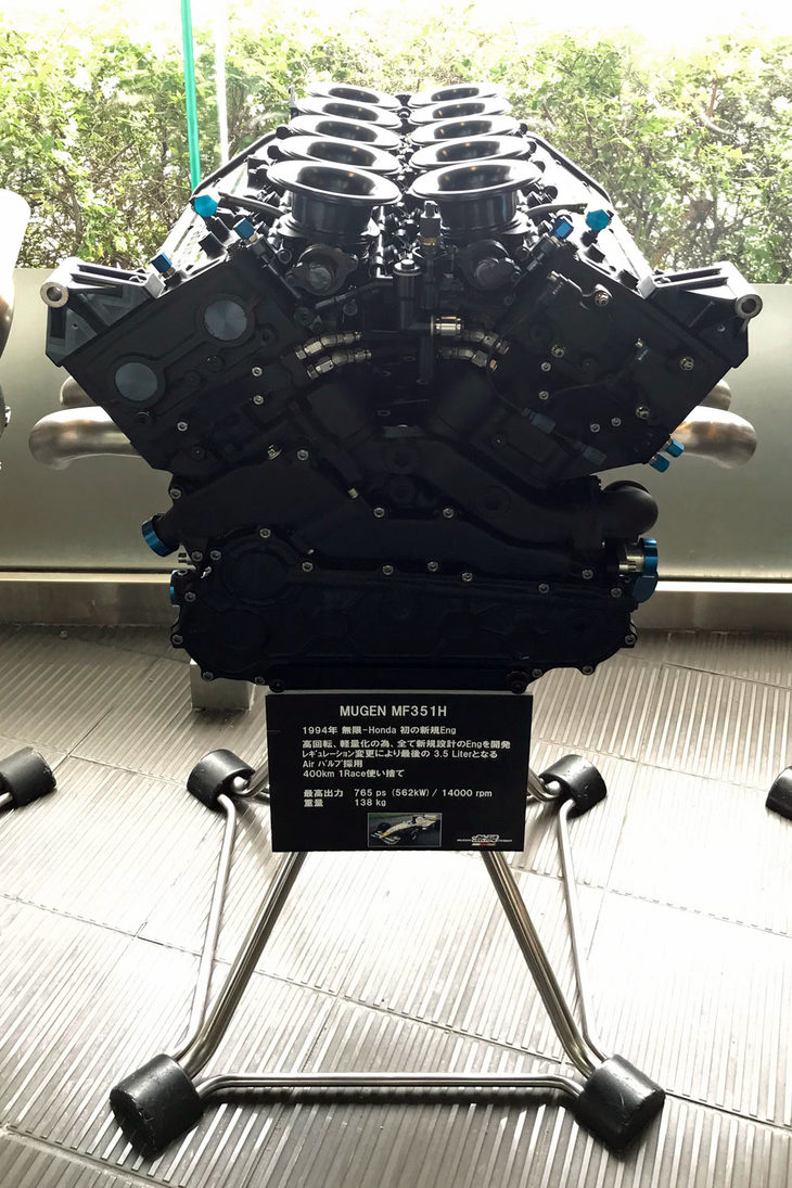 1994年のロータスのF1マシンに搭載された、無限ホンダの3.5リッターV10エンジン「MF351H」。やはりロータスは、日本人にとって縁の深いチームなのかもしれない。