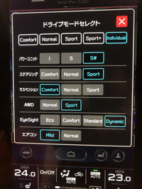 「インディビジュアル」モードでサスだけ「コンフォート」にし、あとはすべて最強モードに設定。パワートレインが敏感に反応し、かつ首都高の大きなうねりやジョイントも優しくいなすこの組み合わせが、オッサンには最適だった。