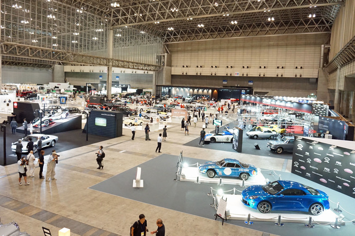 「オートモビル カウンシル2018」の会場風景。