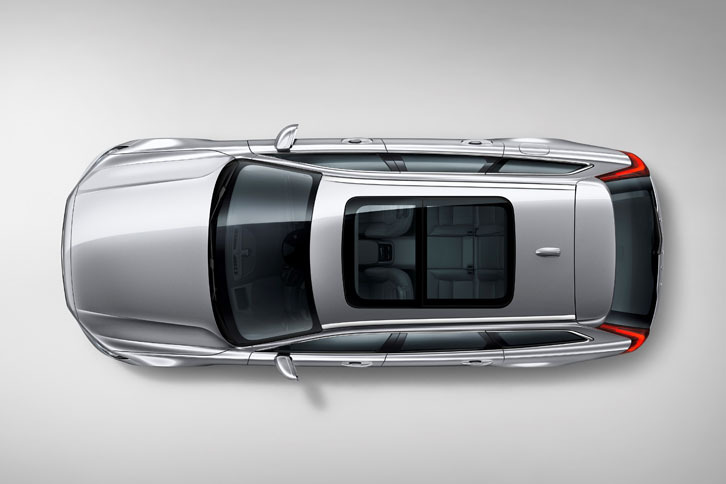 「ボルボV90」のプランビュー。