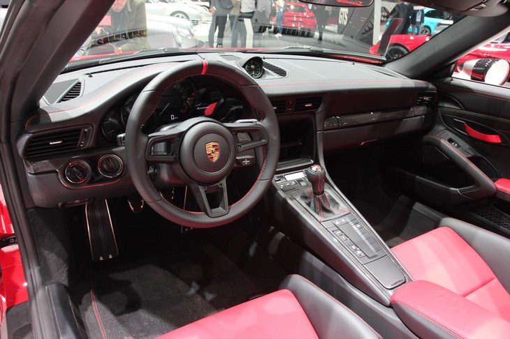 ポルシェ911スピードスター（インテリア）