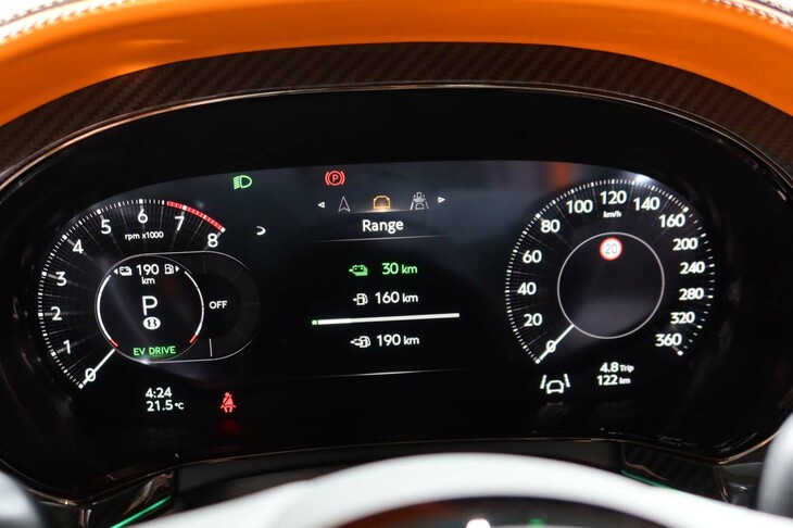 ベントレー・コンチネンタルGTCスピード（メーターパネル）