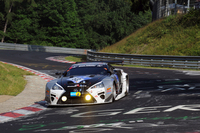 総合11位に輝いた「レクサスLFA Code X（コードエックス）」（53号車）。