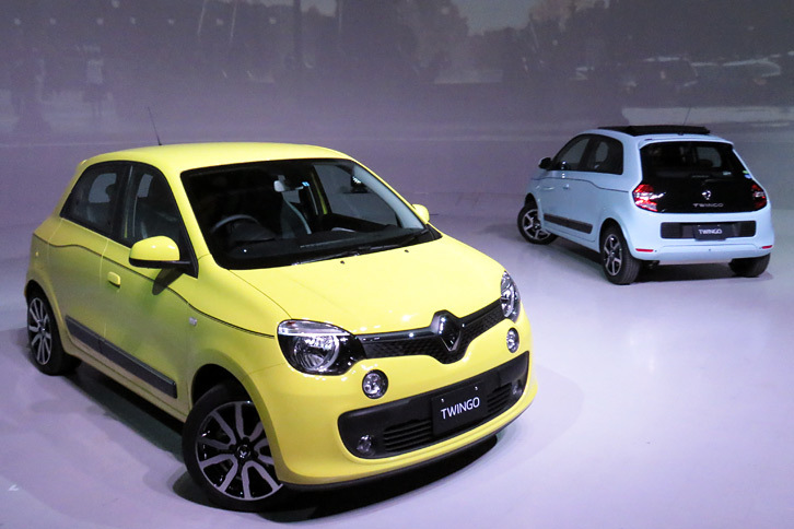 日本導入が発表された新型「ルノー・トゥインゴ」。