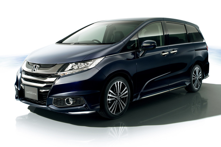 2013年11月に発売された5代目「ホンダ・オデッセイ」。従来モデルとは異なる、ボリューム感のあるボディー形状が話題を呼んだ。