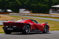 イベントでは貴重なスーパーカーやハイパーカーも走る姿を披露する。写真は生産台数599台限定の「フェラーリ・デイトナSP3」。