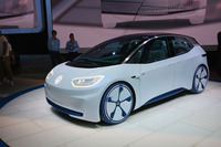 フォルクスワーゲンが発表したEVのコンセプトカー「I.D.」。