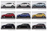 ボディカラーは、全9色が用意される。