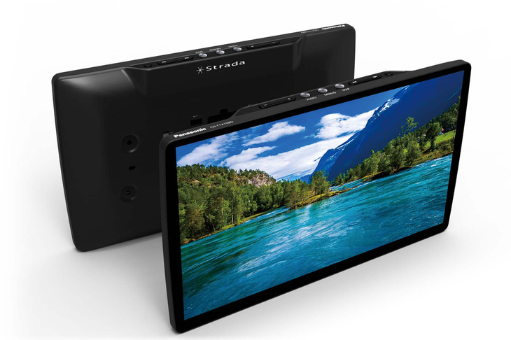 フレームの端ぎりぎりまで10V型の大画面が占める狭額縁設計。フレームは極めて薄く、あまり見る機会のない背面もスタイリッシュな仕上げ。素材にはつや消しのマグネシウム合金を使用しており、高級感もたっぷり。