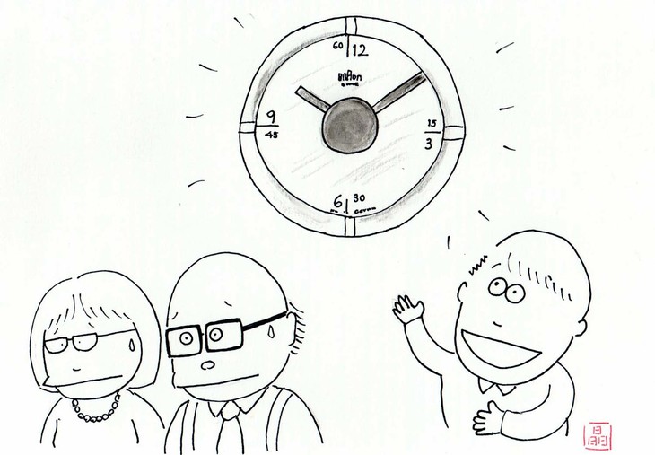 東京の会社員時代、筆者が買ってきたブラウン製掛け時計の評価は、今ひとつだった。