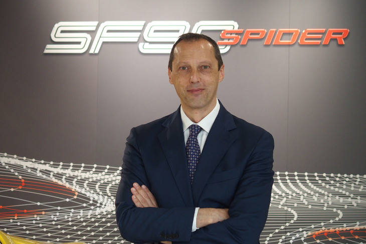フェラーリ・ジャパンの代表取締役社長フェデリコ・パストレッリ氏。