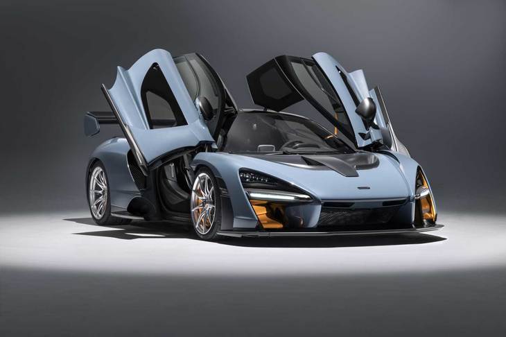 2018年3月に開催されたジュネーブモーターショーで発表された「マクラーレン・セナ」。トップレンジとなる「アルティメットシリーズ」の最新モデル。500台の限定で、発表時にはすでに完売していたという。発表時の価格は67万5000ポンド（邦貨換算で約1億円）だった。