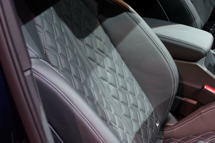 アウディQ4 40 e-tron Sライン（フロントシートの背もたれ）