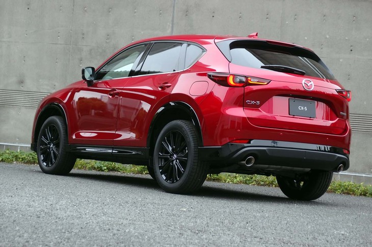 特別仕様車「スポーツアピランス」は、ブラック基調のホイールやドアミラーでドレスアップされている。