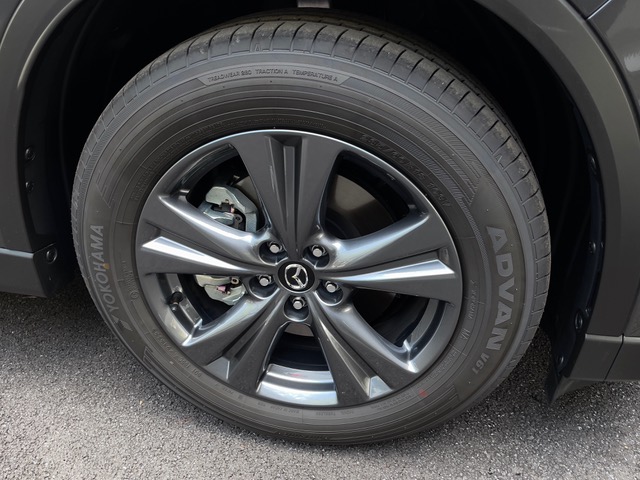 タイヤは235/60の18インチ。アルミホイールはグレーにペイントされる。