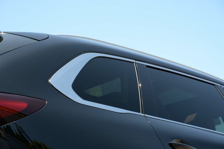 マツダCX-80 XDハイブリッド プレミアムスポーツ（ウィンドウモールディング）