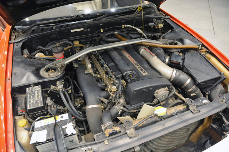 エンジン関連はほぼノーマルのまま。ブローしない限りはオーバーホールも行わなかったという。