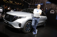 「メルセデス・ベンツEQC」のシニアプロジェクトマネジャー、アントン・ゾンターク氏。メルセデスが長年培ったサービスネットワークも、メルセデス製EVの大きなセリングポイントという。