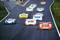 今年の主役はグループCカー。写真はCカー全盛期の1991年鈴鹿1000kmレースのスタートシーン。