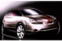 スバルの新SUV「B9X」、2005年のデトロイトショーに出展の画像