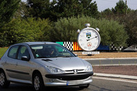 「ミュルザンヌ」の一般車走行路はロンポワン（ロータリー）になっている。