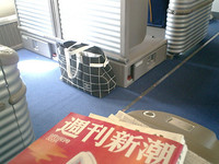 足下、通路もひろ〜い。