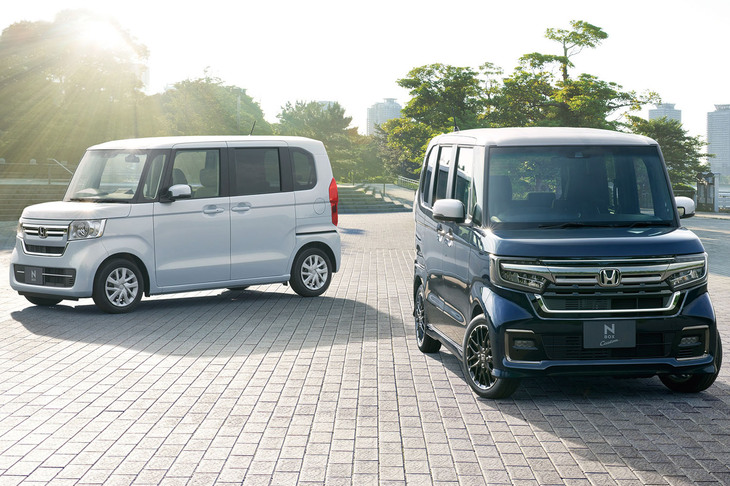 日本で一番売れているクルマ＝「ホンダN-BOX」の新型も登場。ホンダの国内販売の3～4割を占めるだけに失敗は許されない。