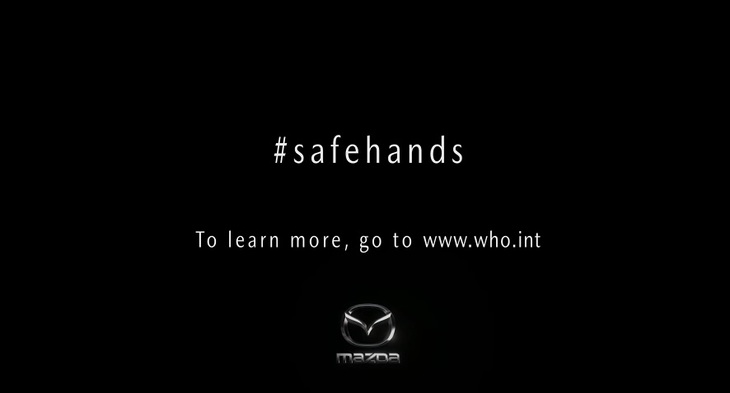 マツダUSAは「#SafeHands」を呼びかける。これらのコンテンツはすべて『YouTube』で閲覧できる。