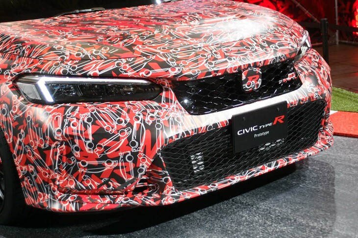 ホンダ・シビック タイプR プロトタイプ（フロントまわり）