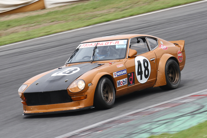 1972年「ラバーソウル・フェアレディ240Z」。Fレースで予選2位だったが、決勝では残念ながらリタイア。