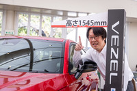 「立体駐車場に入るようにすることがもともとの目的ではなく、ダイナミクスのためにローダウンした結果、立体駐車場に入る車高にすることができました」と磯貝さん。