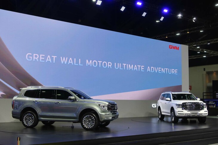 「タンク500」を別の角度から。“ランクル”に似ているのは気のせいだろうか。