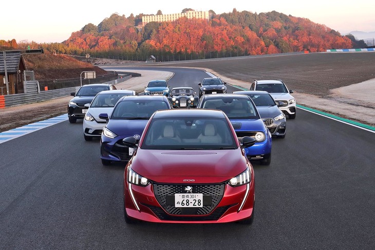 今年も「CGアワード」にノミネートされたクルマたちをツインリンクもてぎに集めて、編集部全員で一気乗り！（photo：北畠主税）