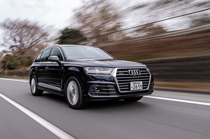 2015年1月のデトロイトモーターショーでワールドプレミアされたアウディの「Q7」。日本デビューは2016年1月だった。